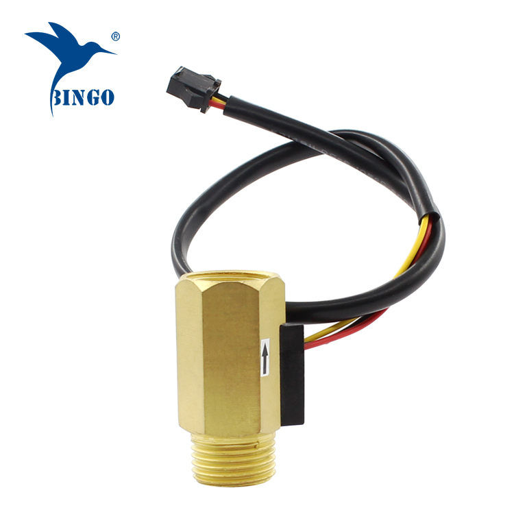 Brass Hall Turbine flow sensor meter switch control 